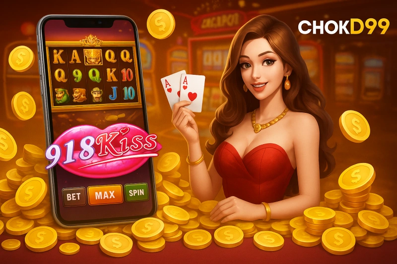 918Kiss Thailand สล็อตมือถือยอดฮิต แตกง่าย จ่ายจริง ต้องที่ Chokd99