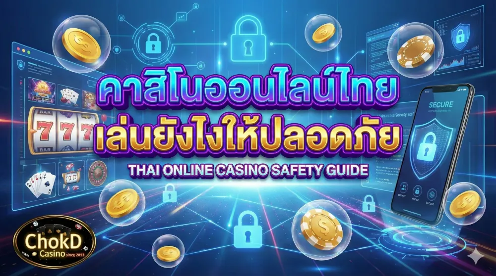 คาสิโนออนไลน์ไทย เล่นยังไงให้ปลอดภัย – คู่มือสำหรับผู้เล่นมือใหม่