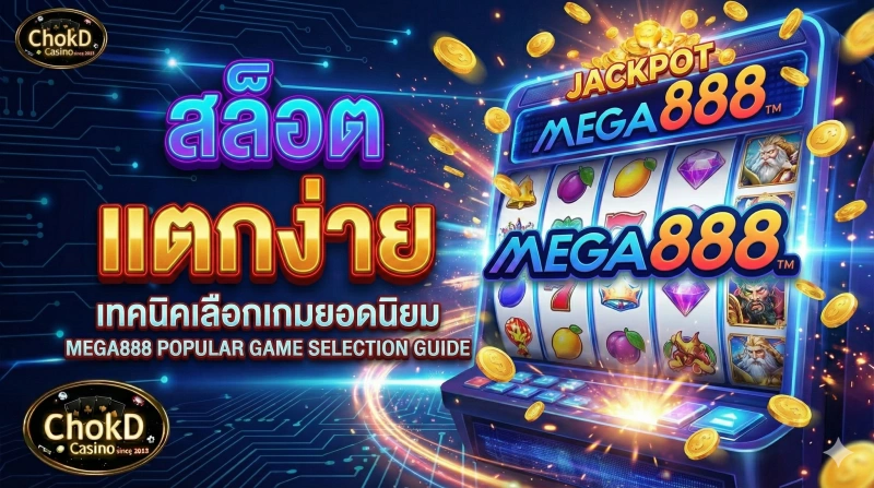 สล็อต Mega888 แตกง่าย – เทคนิคเลือกเกมยอดนิยมสำหรับผู้เล่นไทย