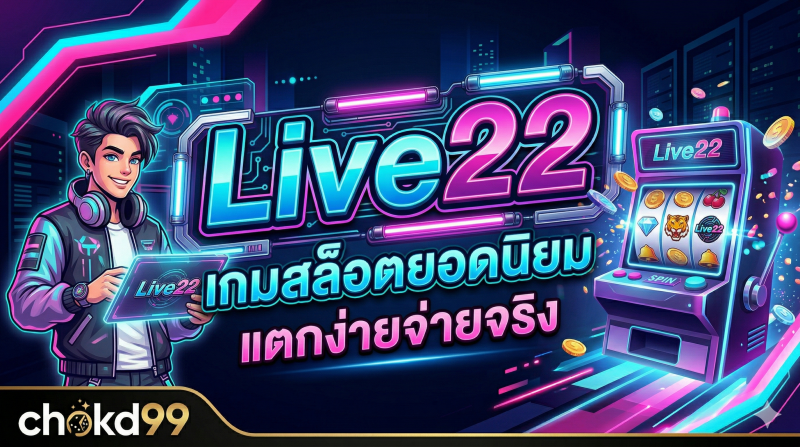 Live22 เกมสล็อตยอดนิยมแตกง่ายจ่ายจริง