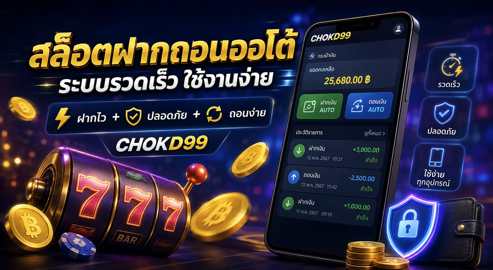 สล็อตฝากถอนออโต้
