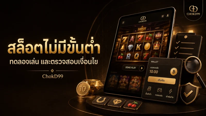 สล็อตไม่มีขั้นต่ำ