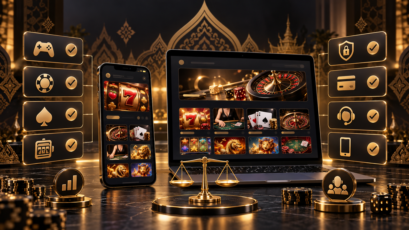 Comparison guide to online casino features in Thailand